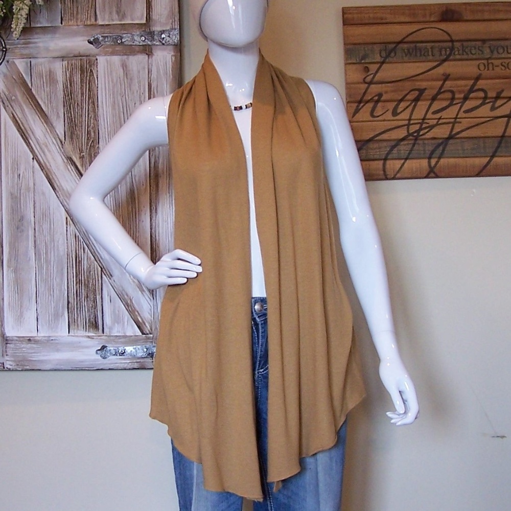 Gold Chained Back Vest